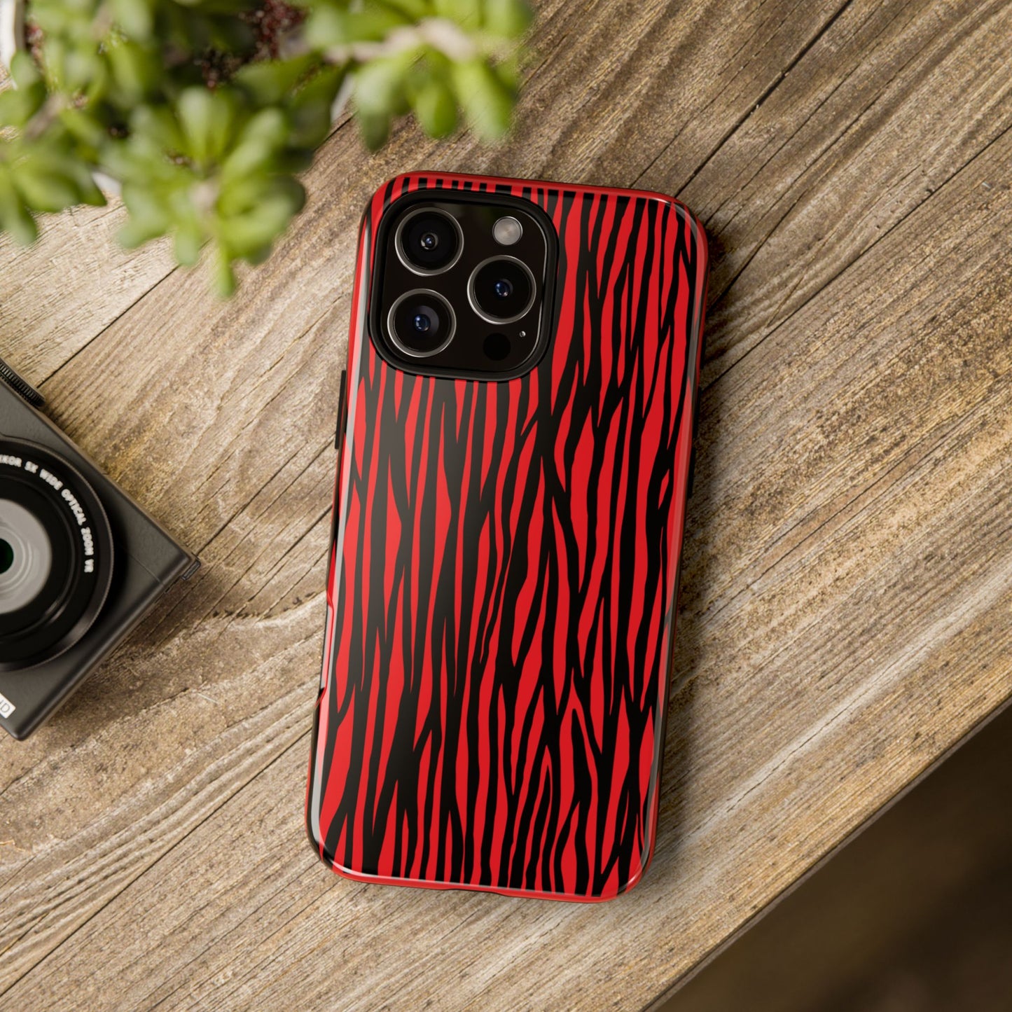 Bold Zebra Print Phone Case - Tough Protection for Trendsetters