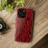 Bold Zebra Print Phone Case - Tough Protection for Trendsetters