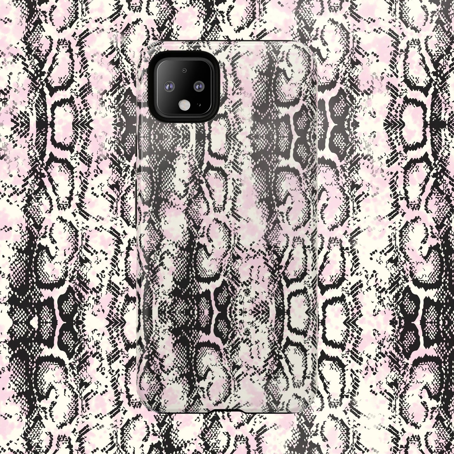 Stylish Snake Print Phone Case - Tough Protection for Trendsetters