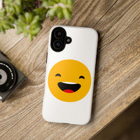 Happy Face Tough Phone Case - Durable Protection with Smile Design
