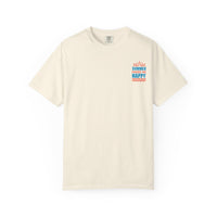 Summer Makes Me Happy T-Shirt, Unisex Summer Tee, Beach Vibes Shirt, Gift for Sun Lovers, Vacation Wear, Relaxed Fit Top