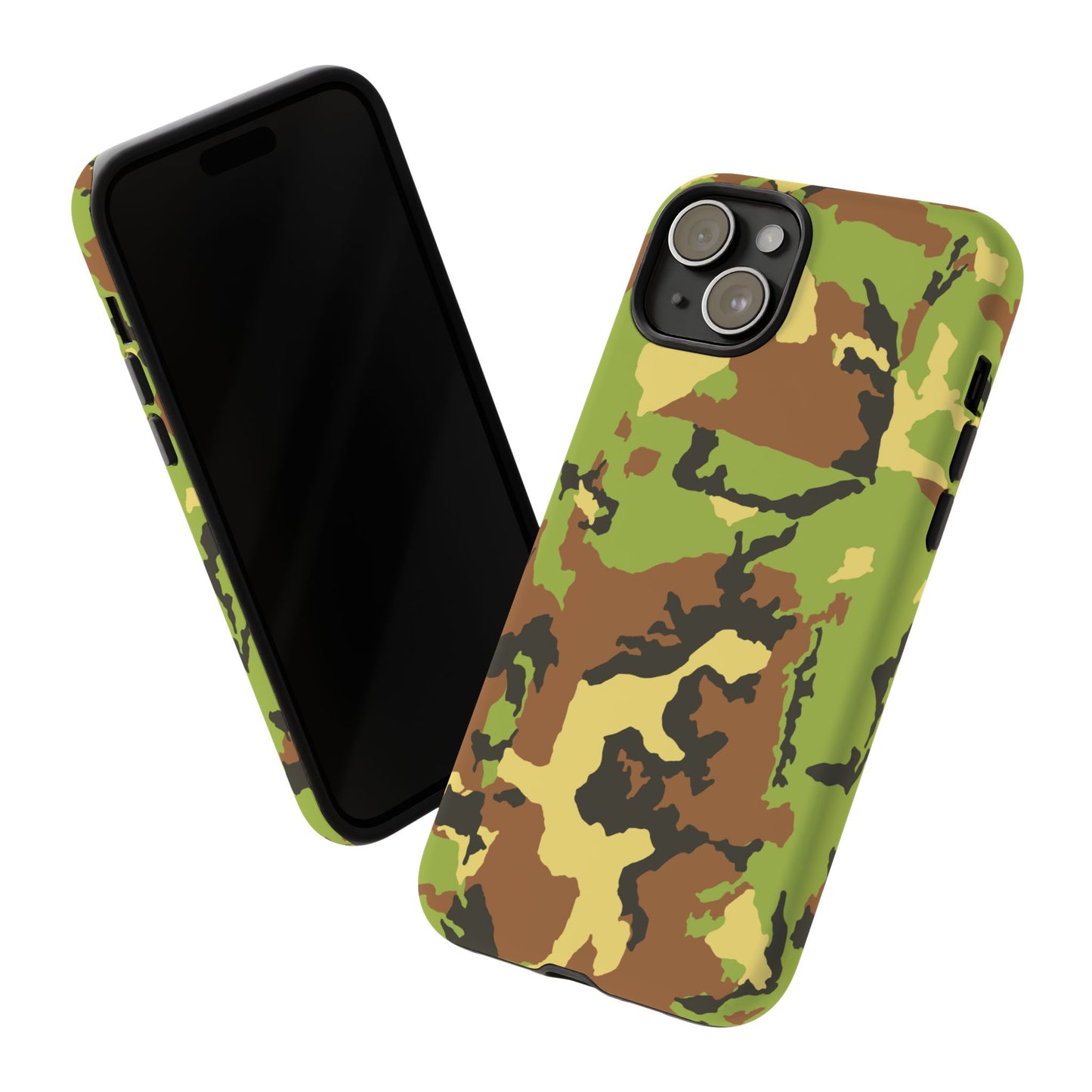 Camo Tough Phone Case - Durable Military Style Cover for Adventure Lovers