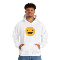 Happy Emoji Unisex Hoodie - Cozy Sweatshirt with Smiley Face Design