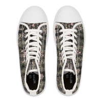Women’s High Top Sneakers with Unique Snakeskin Design - Trendy Casual Footwear