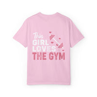Gym Lover T-Shirt, Workout Shirt, Fitness Apparel, Gift for Gym Enthusiasts, Cute Exercise Top, Motivational Tee