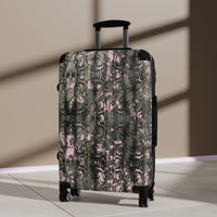 Stylish Snakeskin Suitcase for Travel Enthusiasts