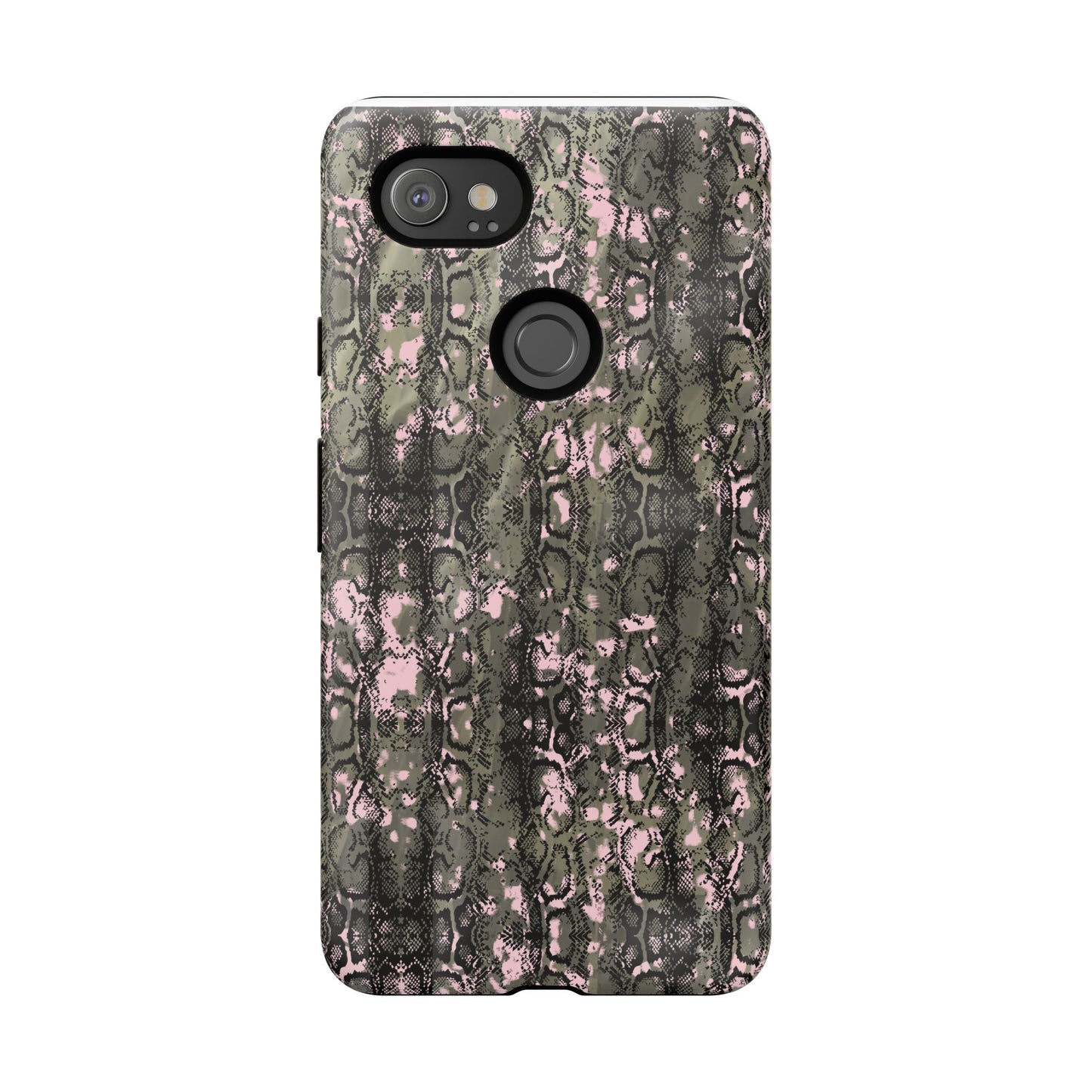 Camo Snake Pattern Phone Case – Rugged Protection Meets Bold Style  Turn heads while protecting your phone with this fierce camo snake pattern case—where urban edge meets outdoor grit.