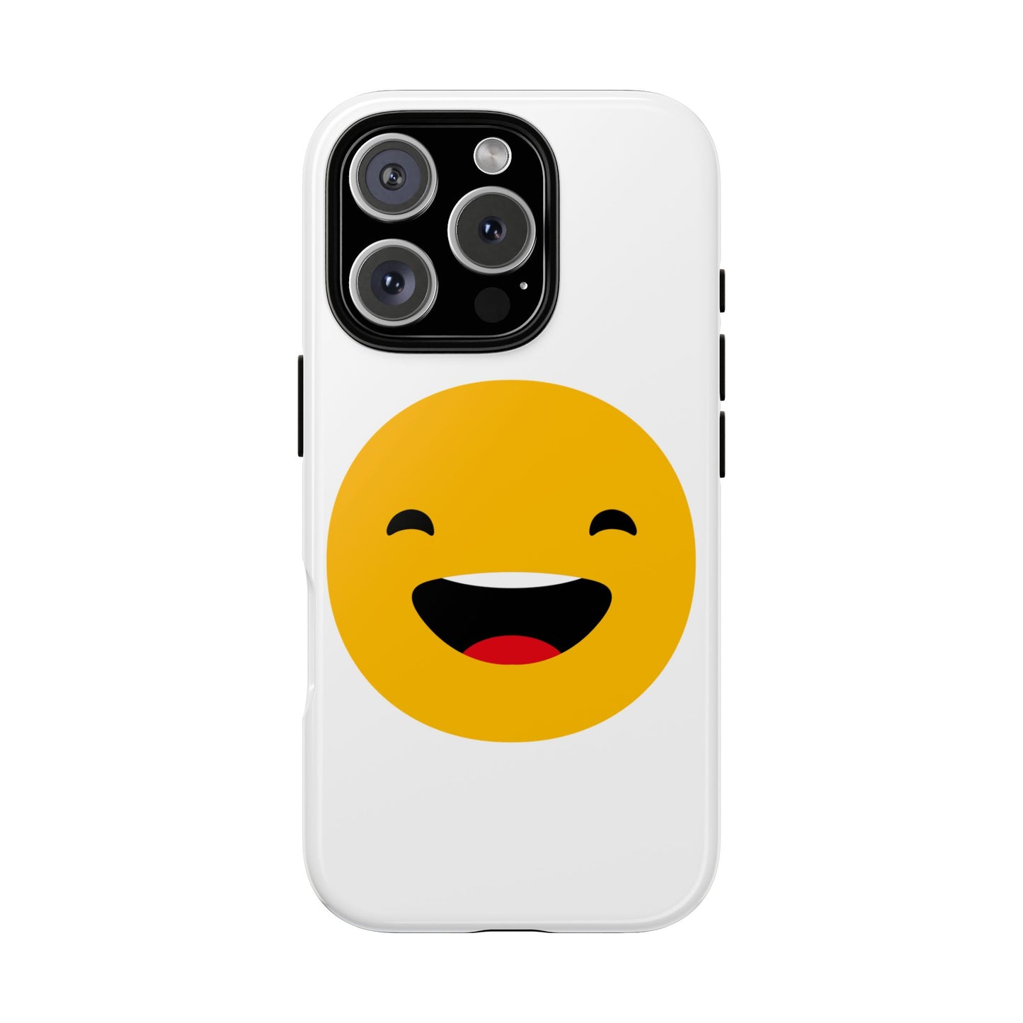 Happy Face Tough Phone Case - Durable Protection with Smile Design