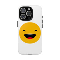 Happy Face Tough Phone Case - Durable Protection with Smile Design