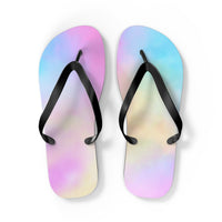 Pastel Tie-Dye Flip Flops – Perfect for Summer Beach Days & Festivals