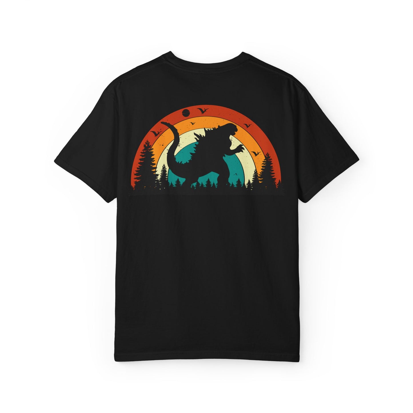 Retro Sunset Dinosaur Unisex T-Shirt