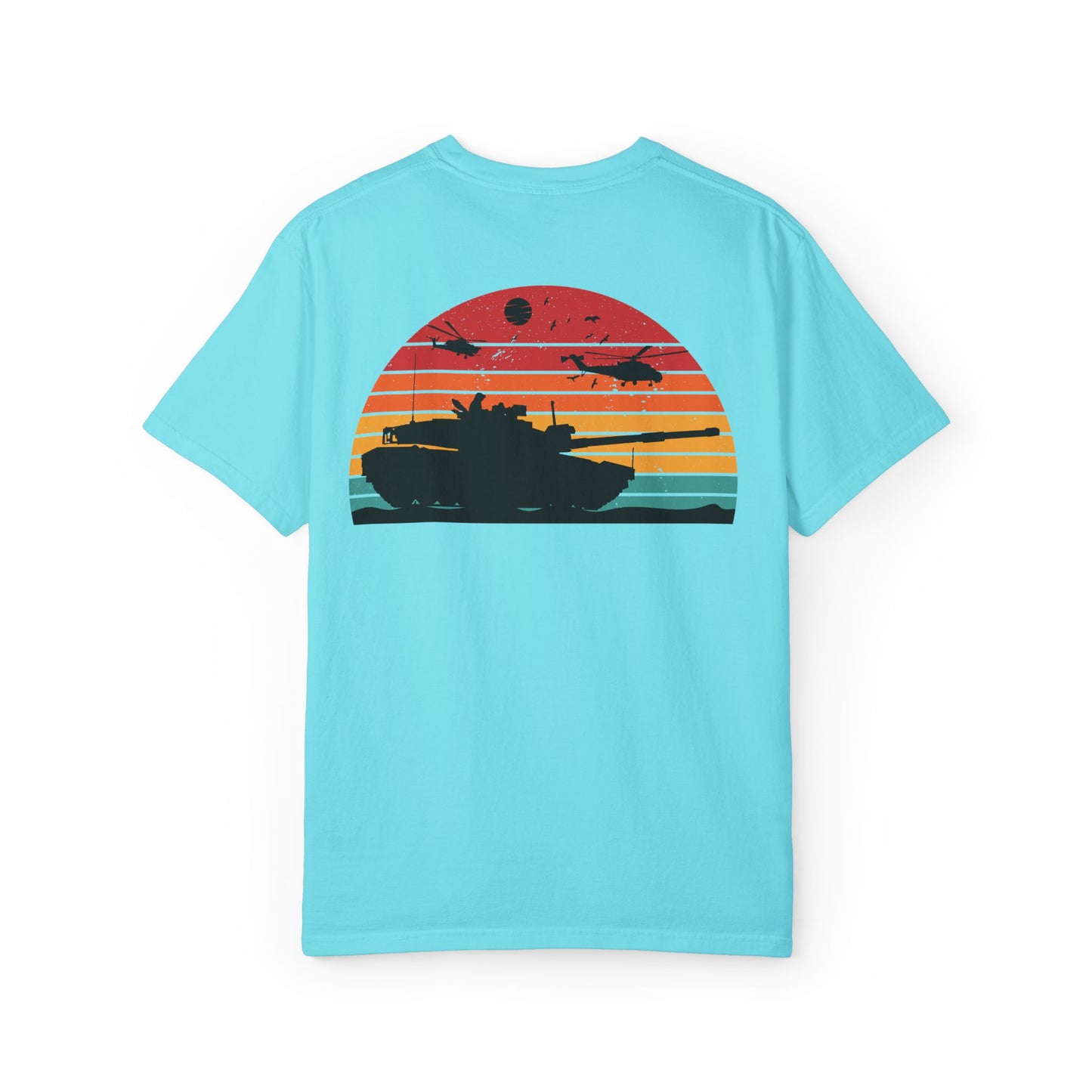 Vintage Sunset Tank Top - Military Inspired Unisex T-Shirt