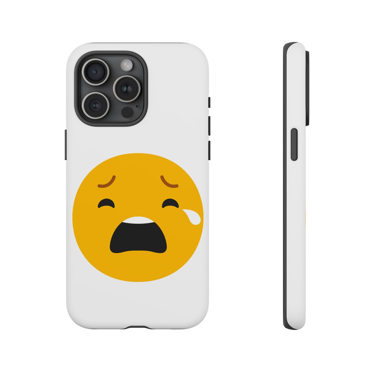 Emotional Tough Case – Sad Emoji Phone Case for Supportive Gifts