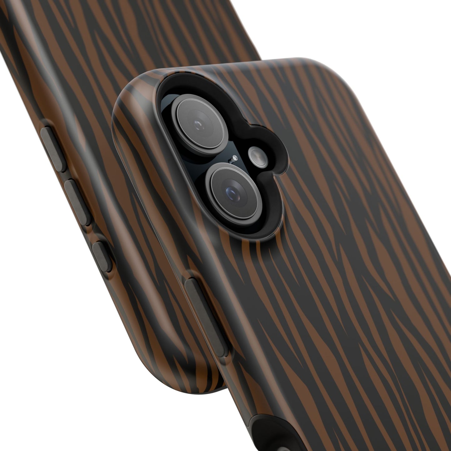 Stylish Magnetic Tough Phone Case - Bold Striped Design