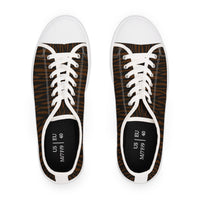 Stylish Tiger Print Women's Low Top Sneakers - Trendy Casual Footwear