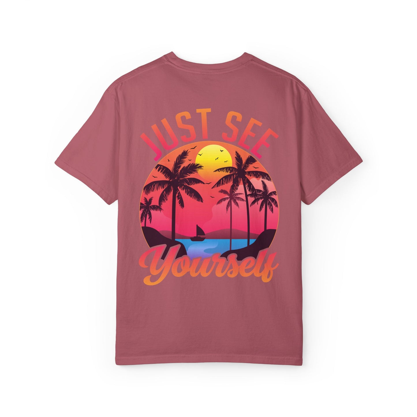 Tropical Vibes T-Shirt, Summer Casual Tee, Unisex Streetwear, Vacation Shirt, Beach Life Apparel, Gift for Travelers