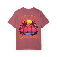 Tropical Vibes T-Shirt, Summer Casual Tee, Unisex Streetwear, Vacation Shirt, Beach Life Apparel, Gift for Travelers