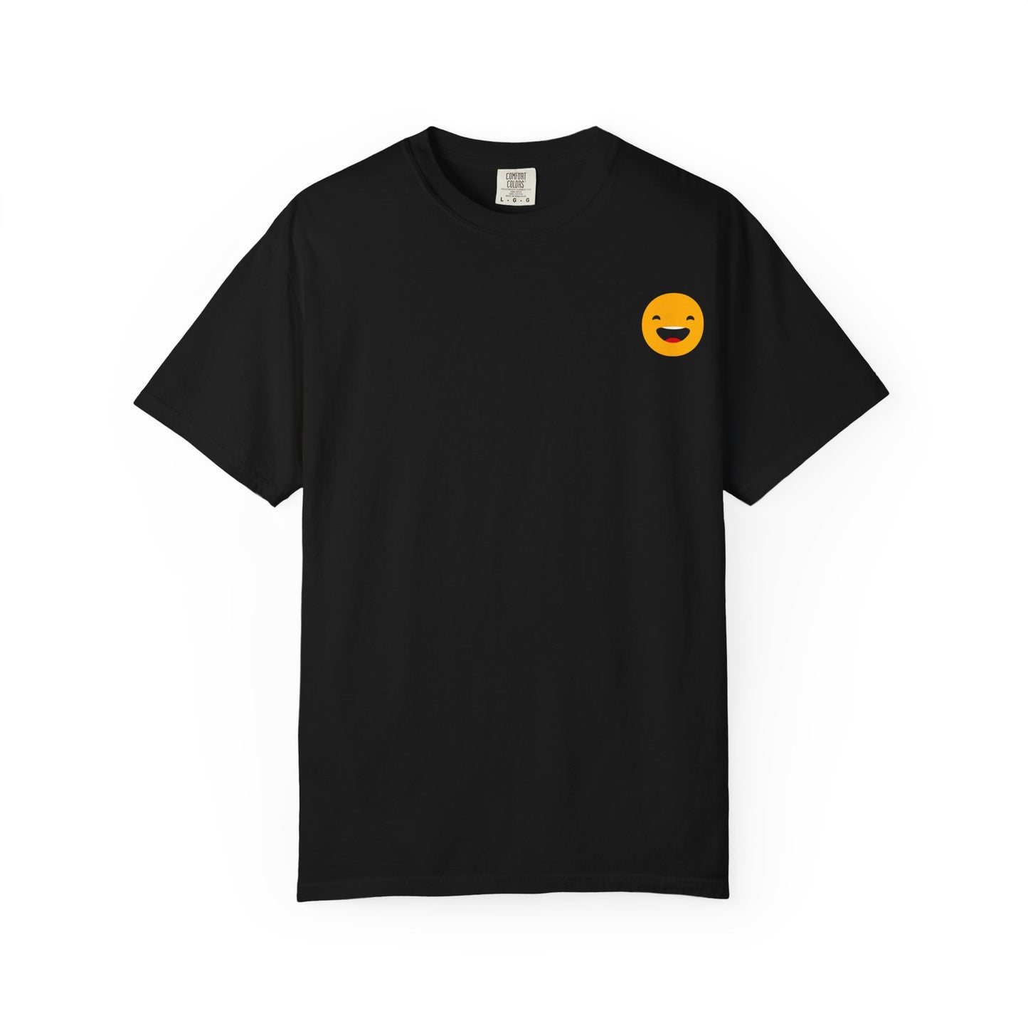 Smiley Face Unisex Garment-Dyed T-Shirt - Fun and Comfortable Casual Wear