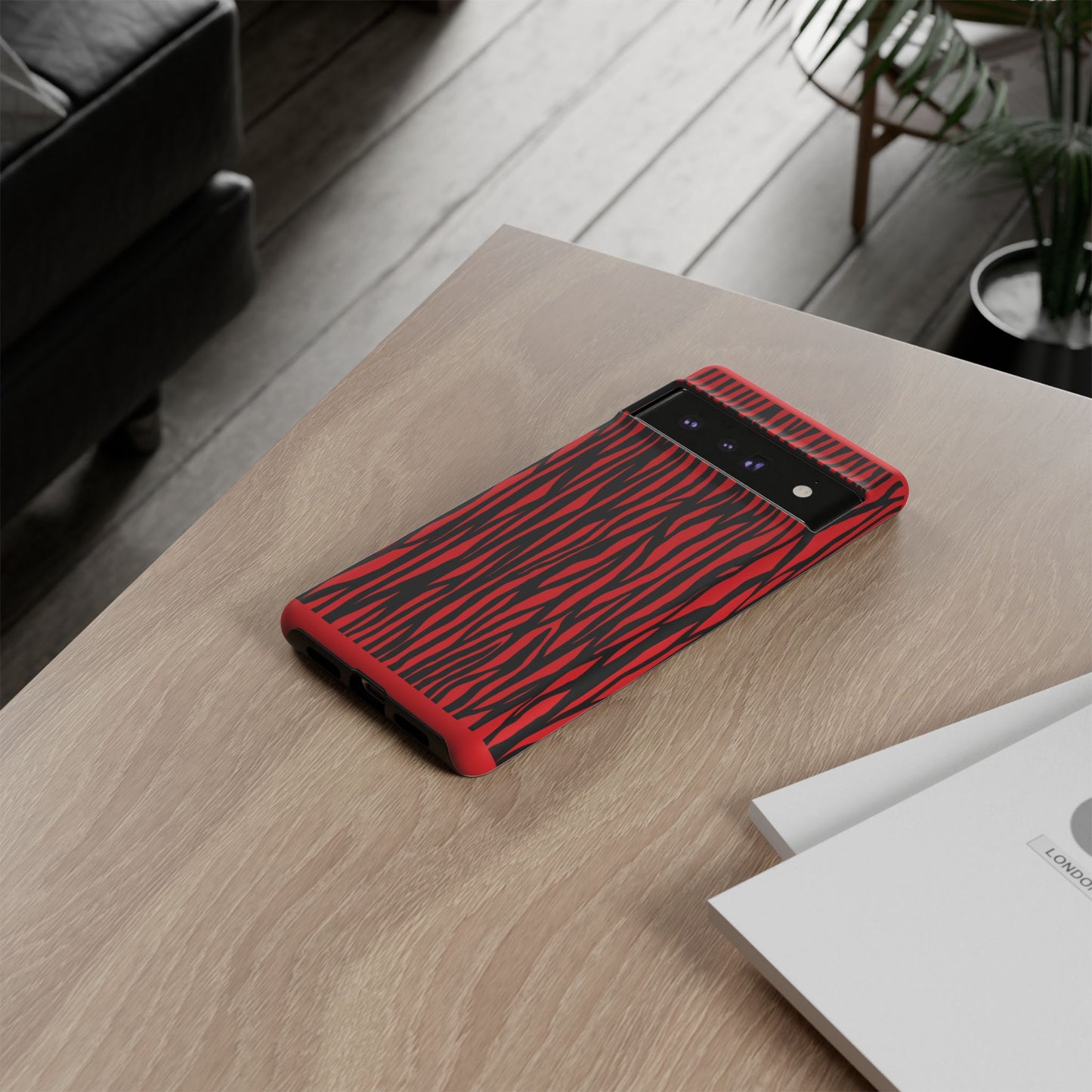 Bold Zebra Print Phone Case - Tough Protection for Trendsetters