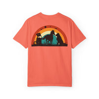 Rainbow Animal Scene Unisex T-Shirt - Nature Lover's Gift