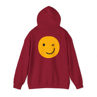 Smiley Face Unisex Hooded Sweatshirt - Fun and Cozy