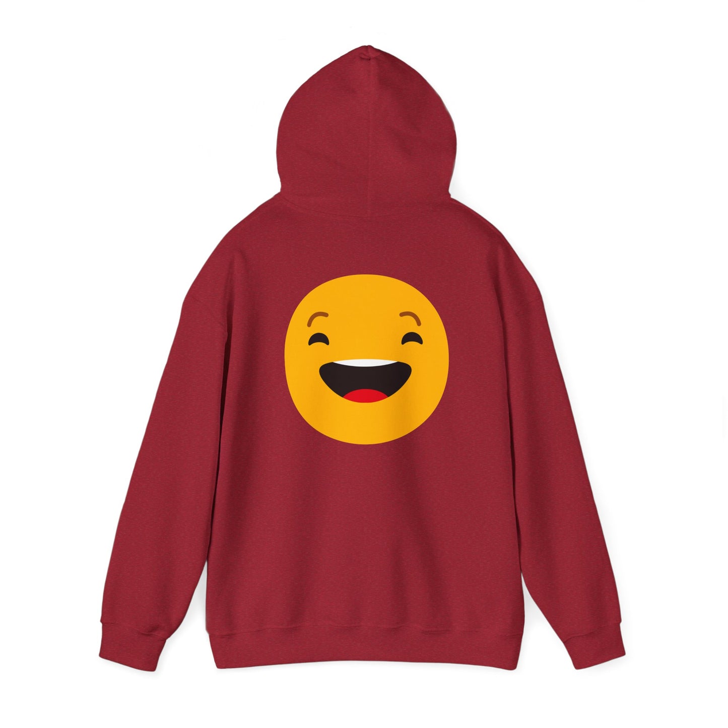 Funny Smile Emoji Hoodie - Unisex Heavy Blend™ Sweatshirt for Everyday Comfort