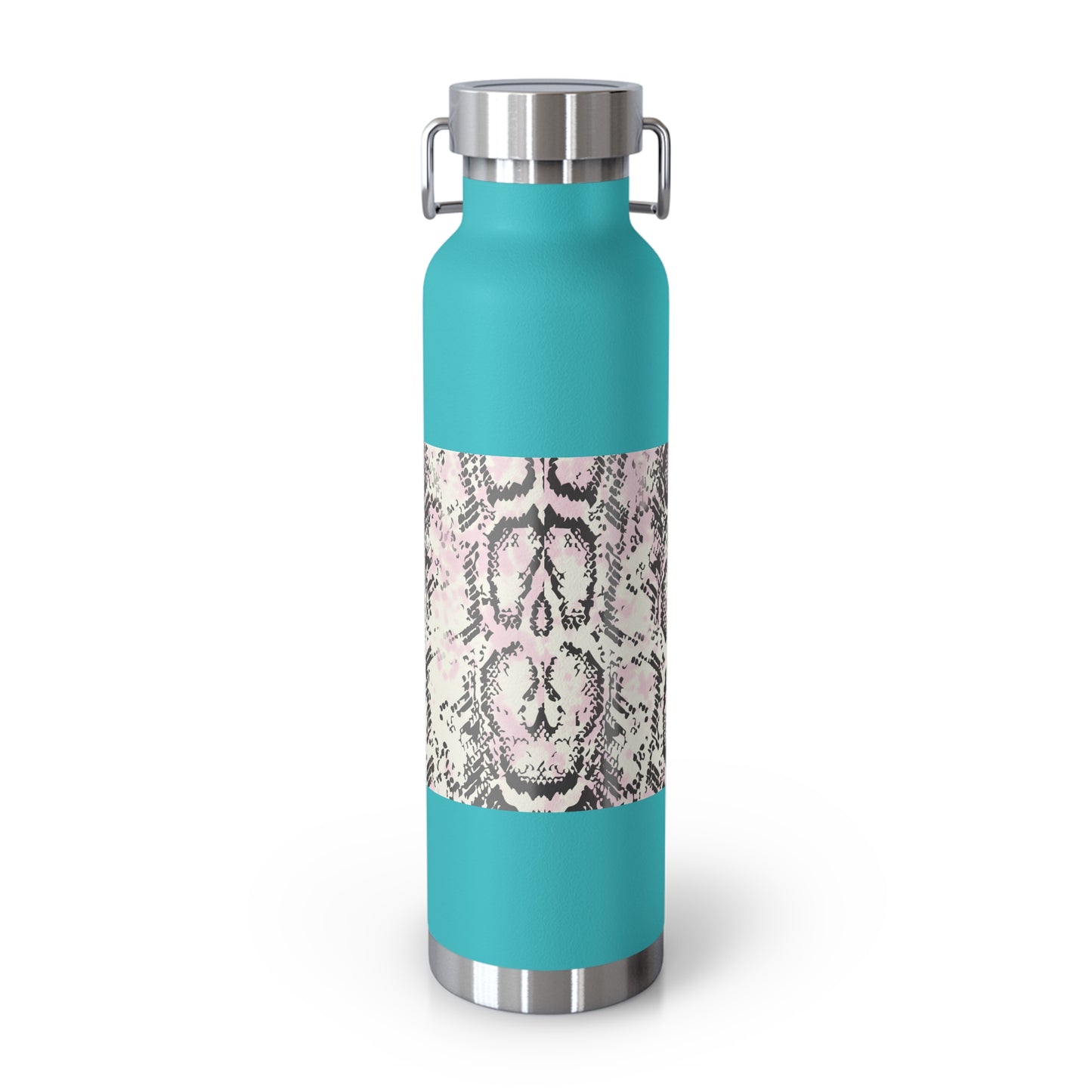 Trendy Snakeskin Insulated Water Bottle - 22oz - Perfect for Travel & Outdoor Adventures