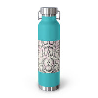 Trendy Snakeskin Insulated Water Bottle - 22oz - Perfect for Travel & Outdoor Adventures