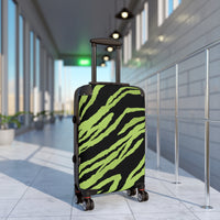 Vibrant Zebra Print Suitcase - Trendy Travel Luggage for Adventurers