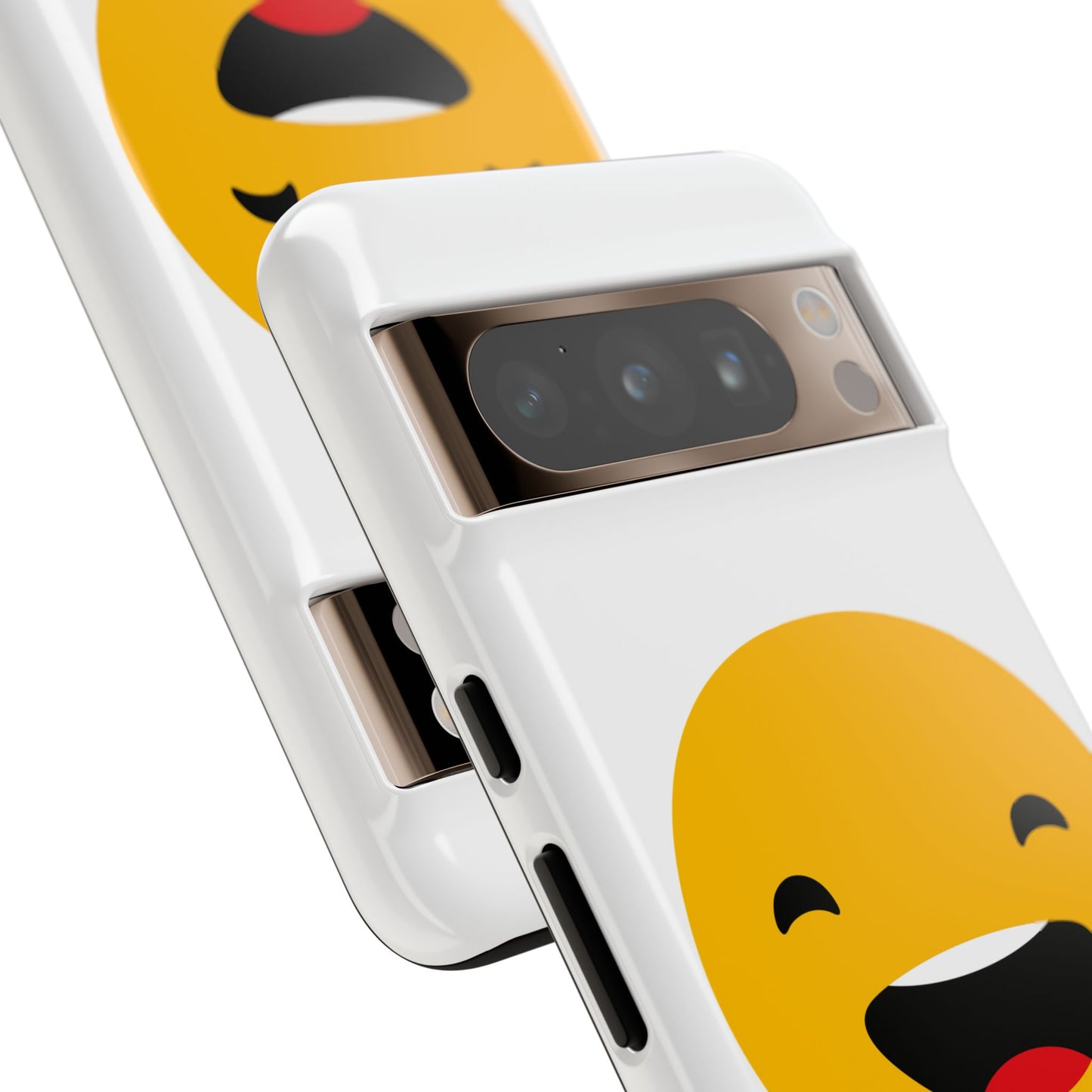 Happy Face Tough Phone Case - Durable Protection with Smile Design