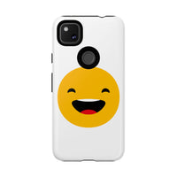 Happy Face Tough Phone Case - Durable Protection with Smile Design