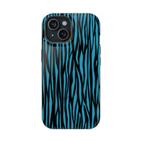 Zebra Print Magnetic Tough Case for iPhone - Durable & Stylish Phone Protection