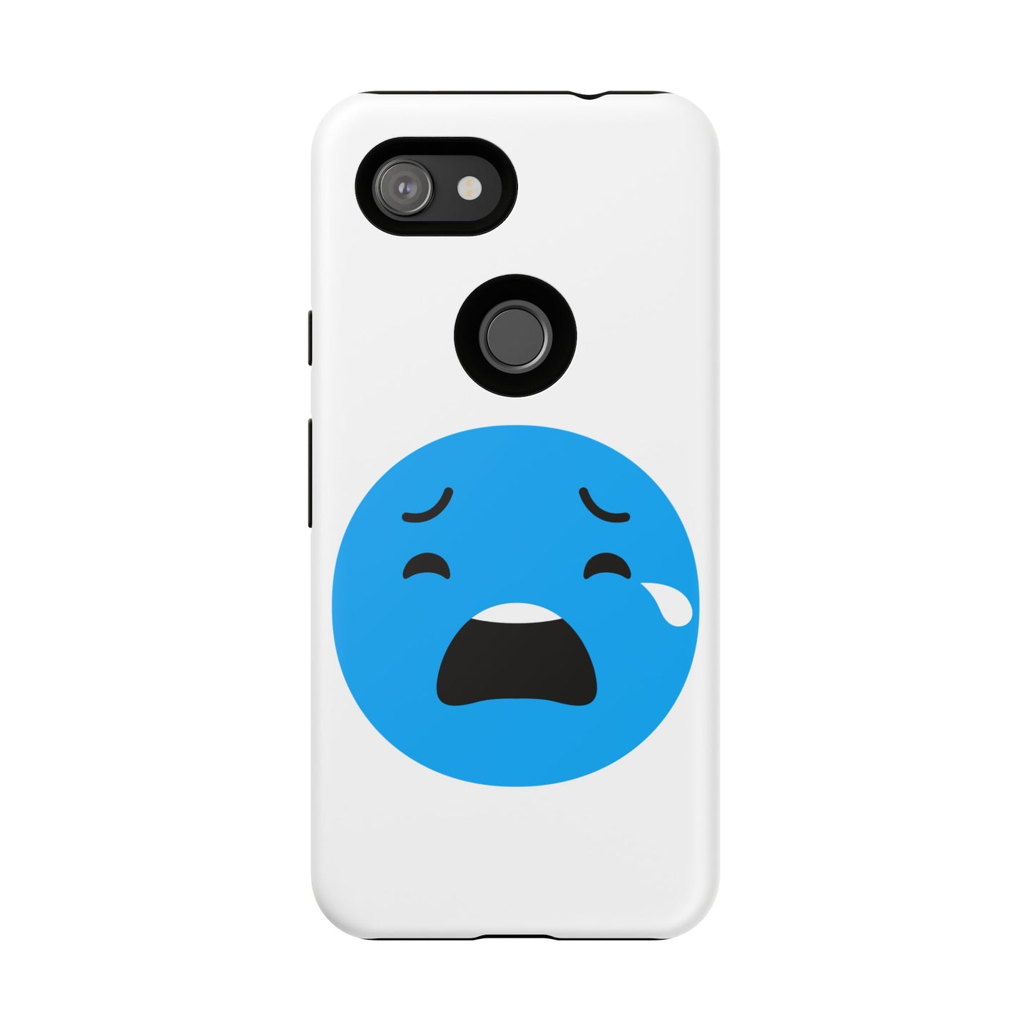 Funny Sad Face Phone Case - Tough and Stylish