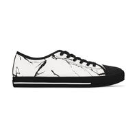 Chic Marble Print Women's Low Top Sneakers - Stylish Casual Footwear