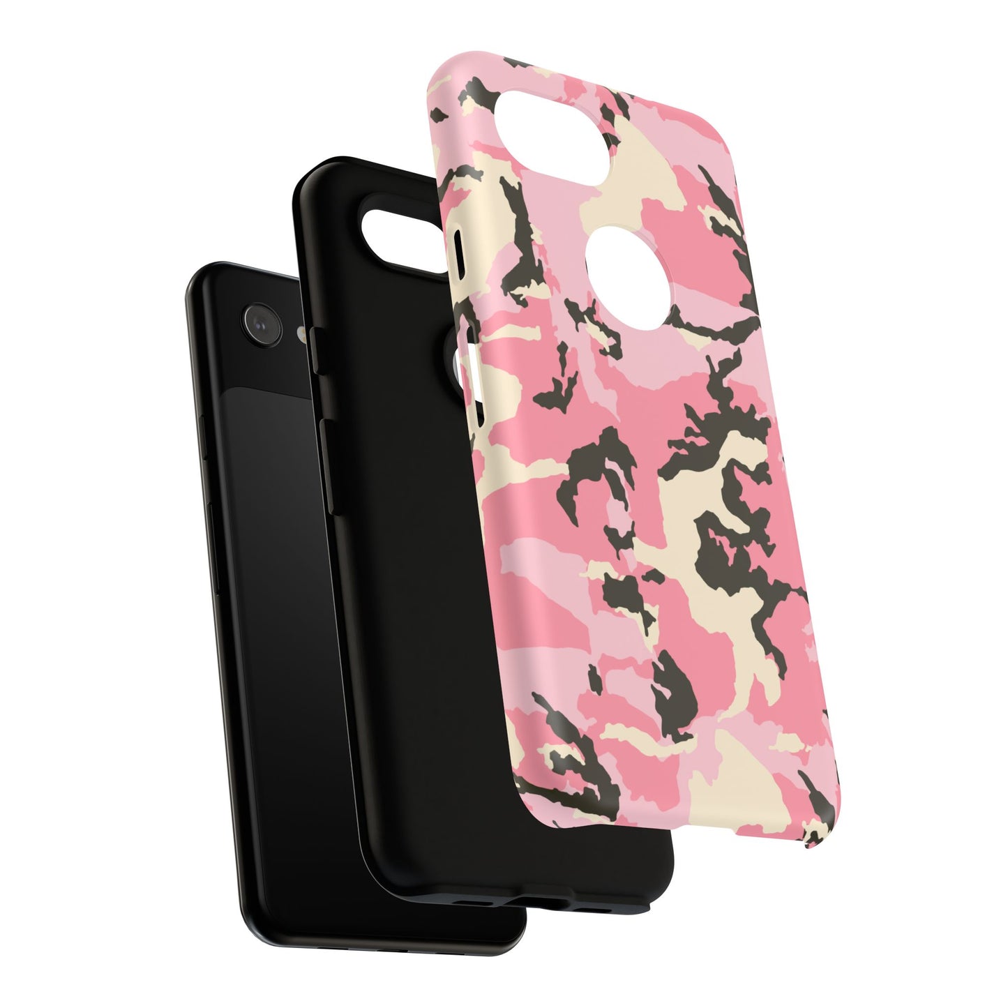 Stylish Pink Camouflage Phone Case – Tough Cases for Trendsetters