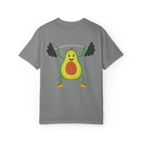 Funny Avocado Workout Unisex T-Shirt - Perfect for Fitness Lovers & Healthy Eating Enthusiasts