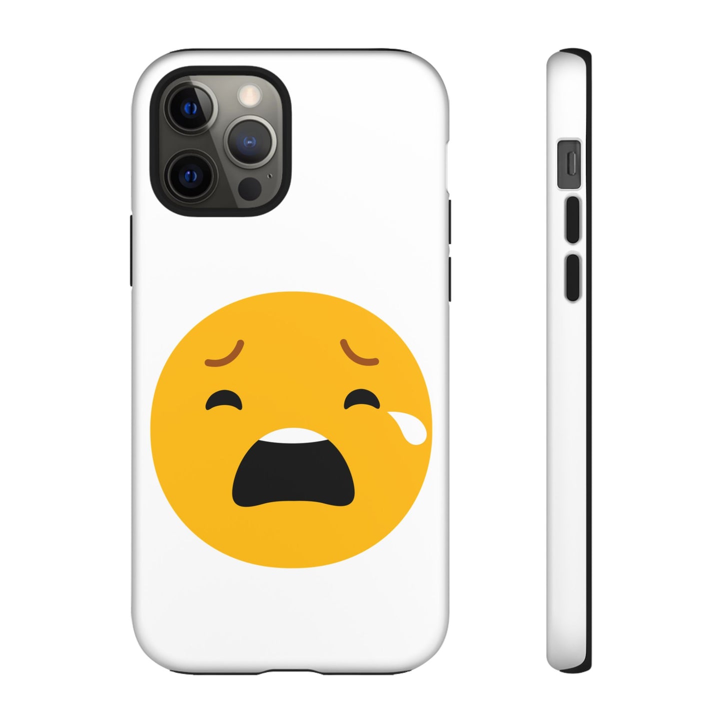 Emotional Tough Case – Sad Emoji Phone Case for Supportive Gifts