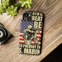 Military-Themed Phone Case - 'God Created Beer' Design