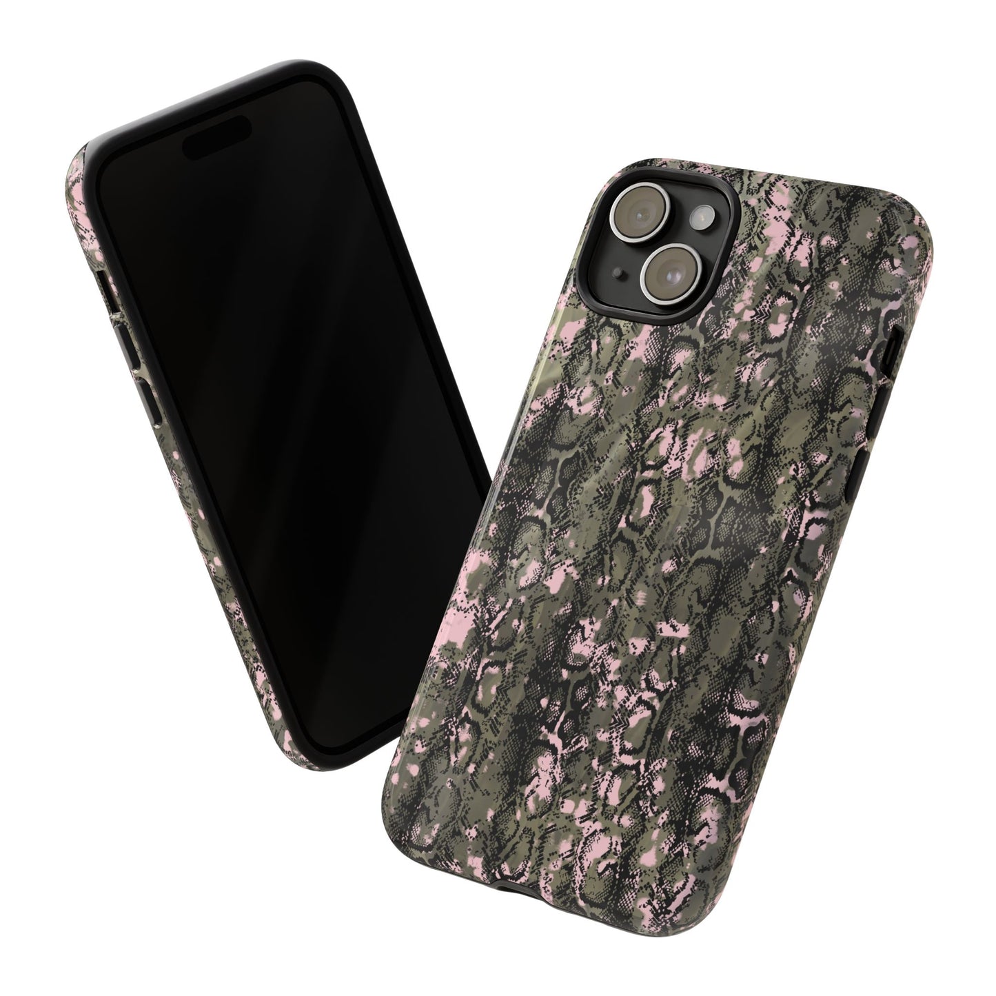 Stylish Snake Print Phone Case for Tough Protection