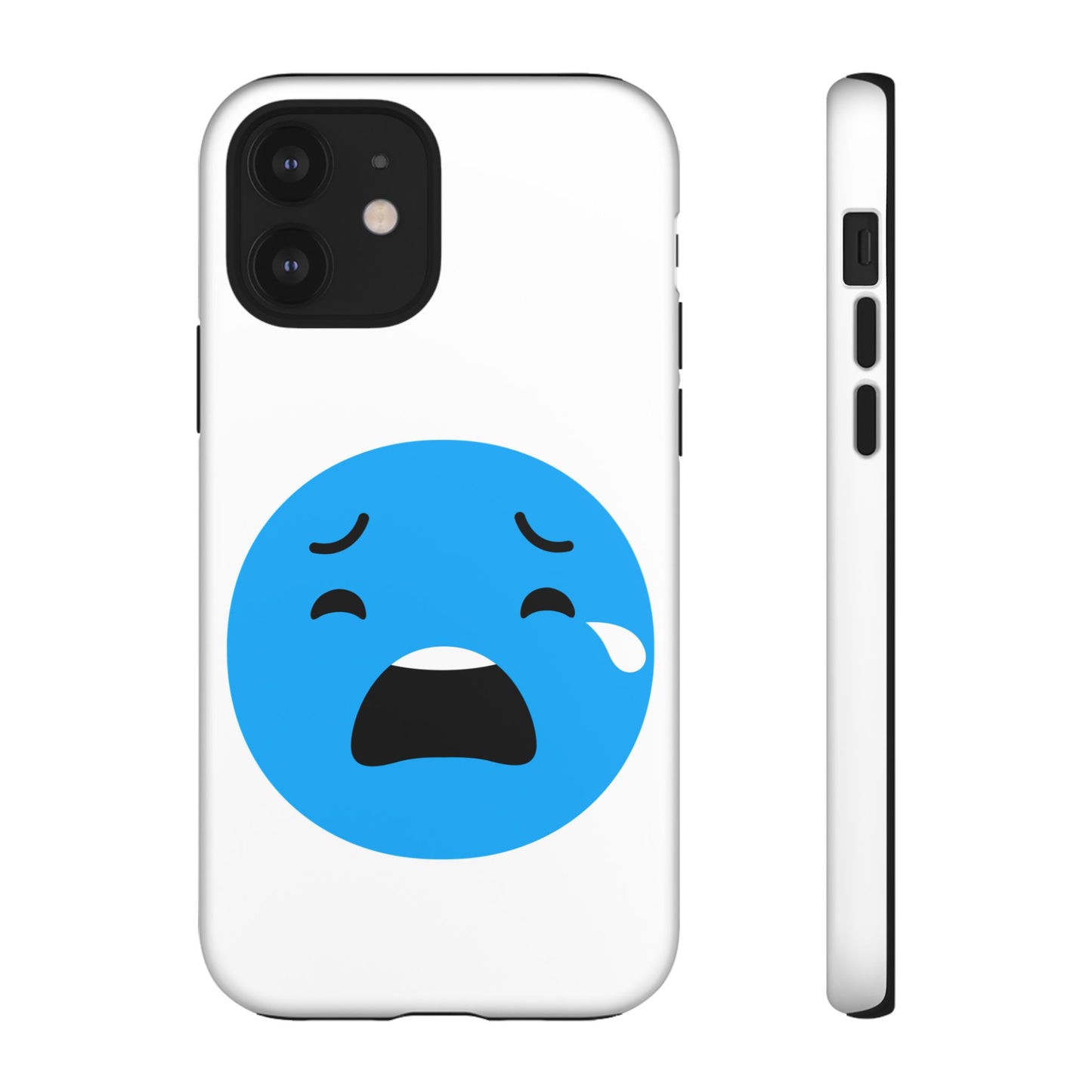 Funny Sad Face Phone Case - Tough and Stylish