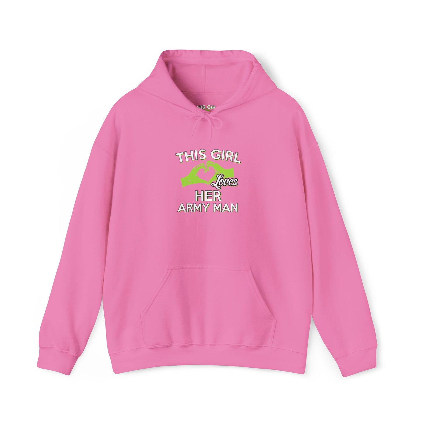 This Girl Loves Her Army Man Hoodie, Military Sweatshirt, Unisex Army Merchandise, Gifts for Military Spouses, Patriotic