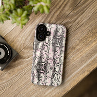 Stylish Snake Print Phone Case – Trendy Design, Tough Protection  Make a bold fashion statement while keeping your phone safe with this sleek and durable snake print case.