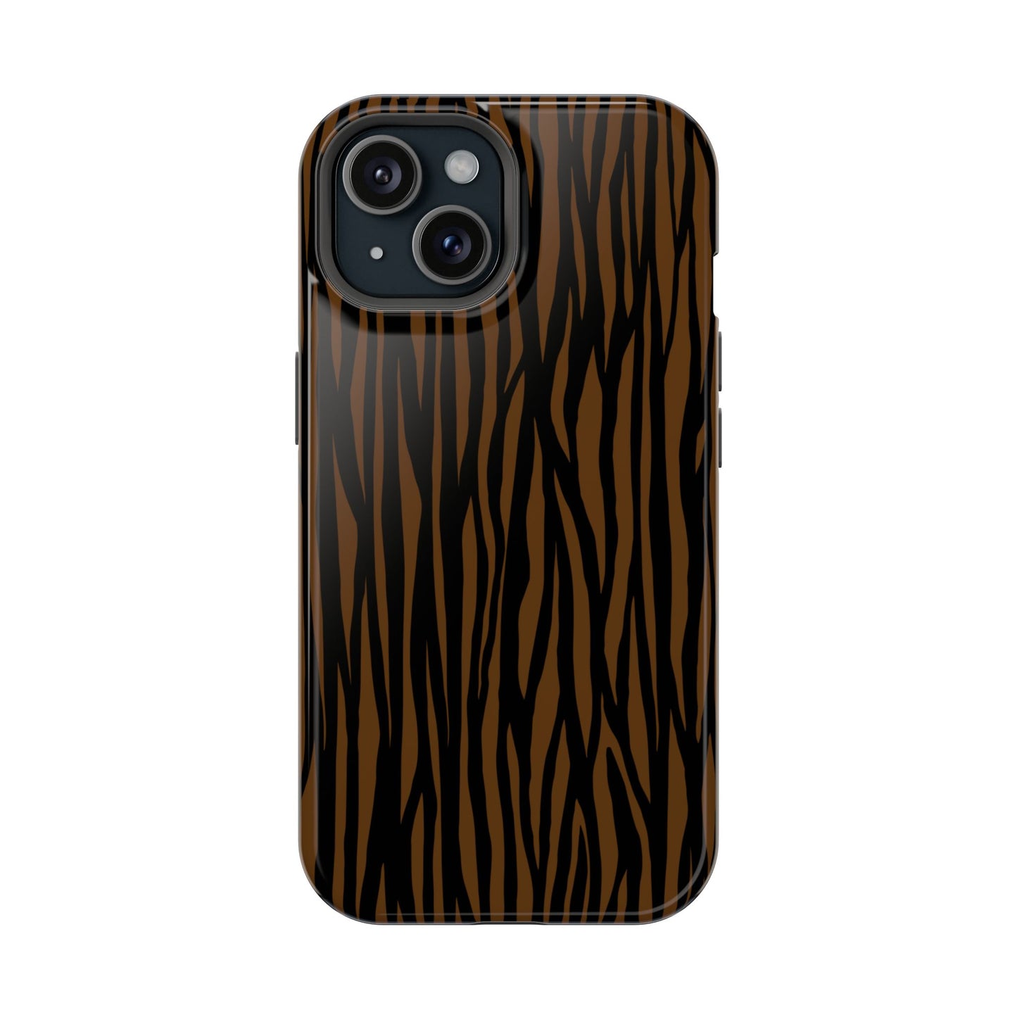 Stylish Magnetic Tough Phone Case - Bold Striped Design