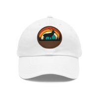 Rustic Style Dad Hat with Leather Patch - Perfect Gift for Outdoorsmen