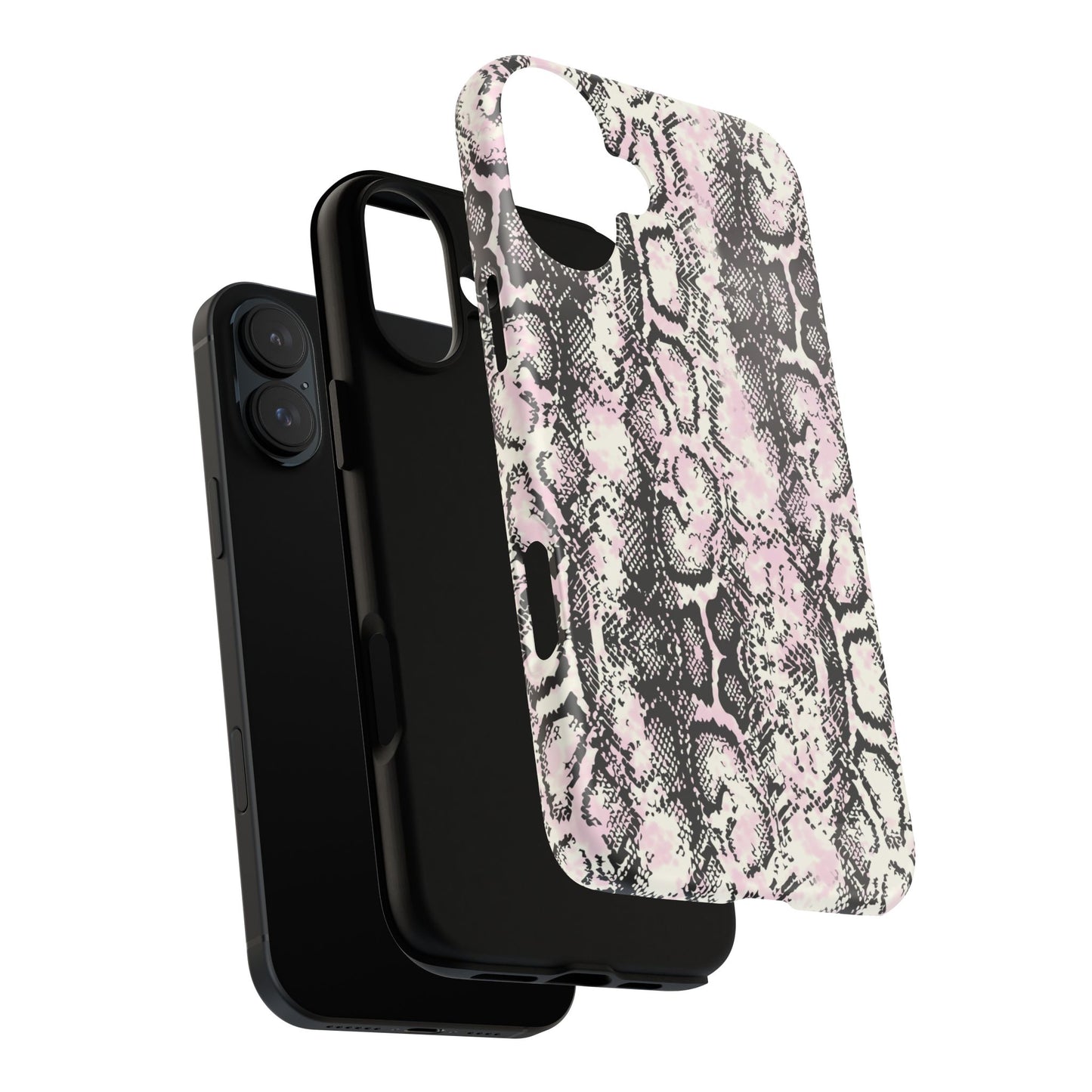 Stylish Snake Print Phone Case - Tough Protection for Trendsetters