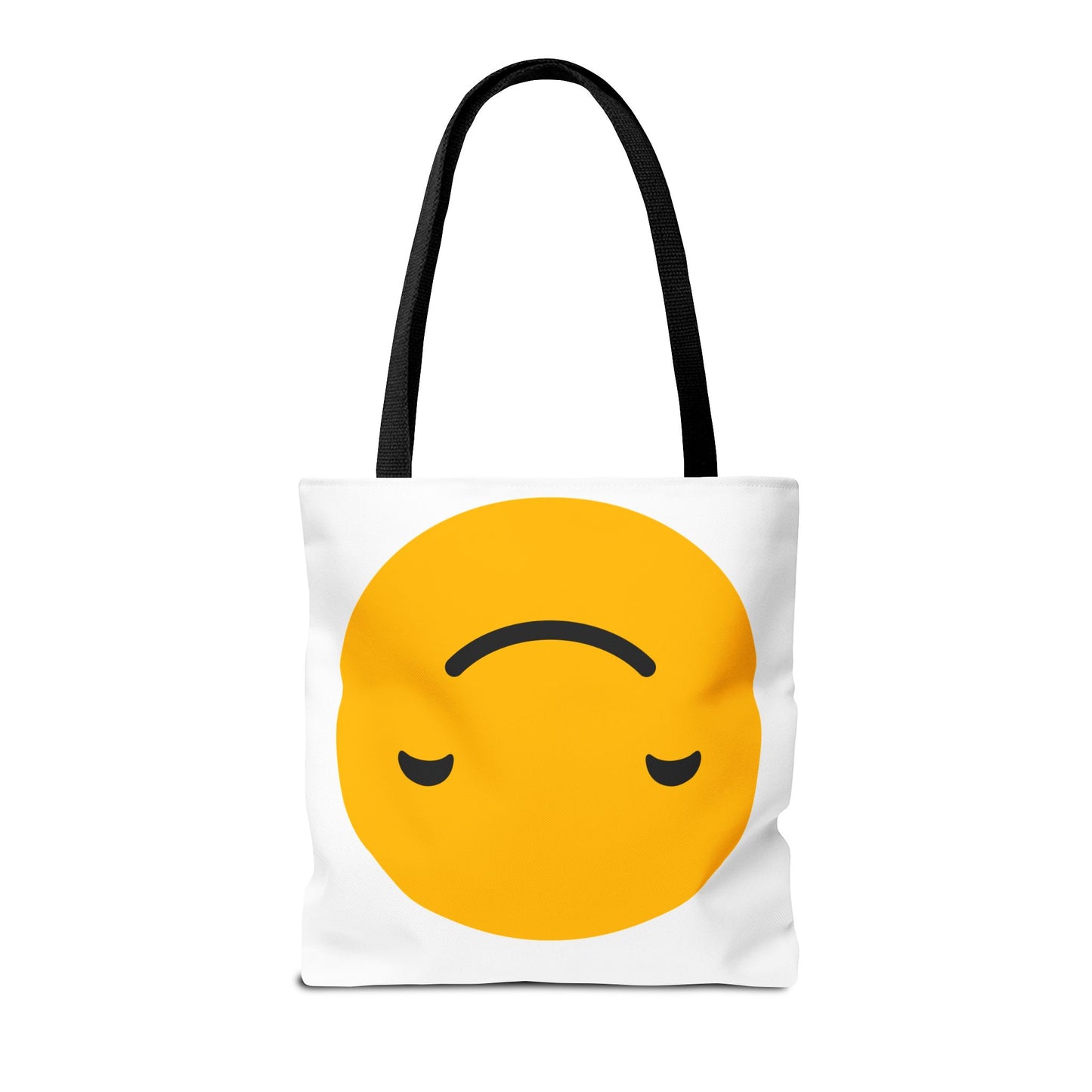 Smile & Frown Reversible Tote Bag - Cute Canvas Bag for Everyday Use