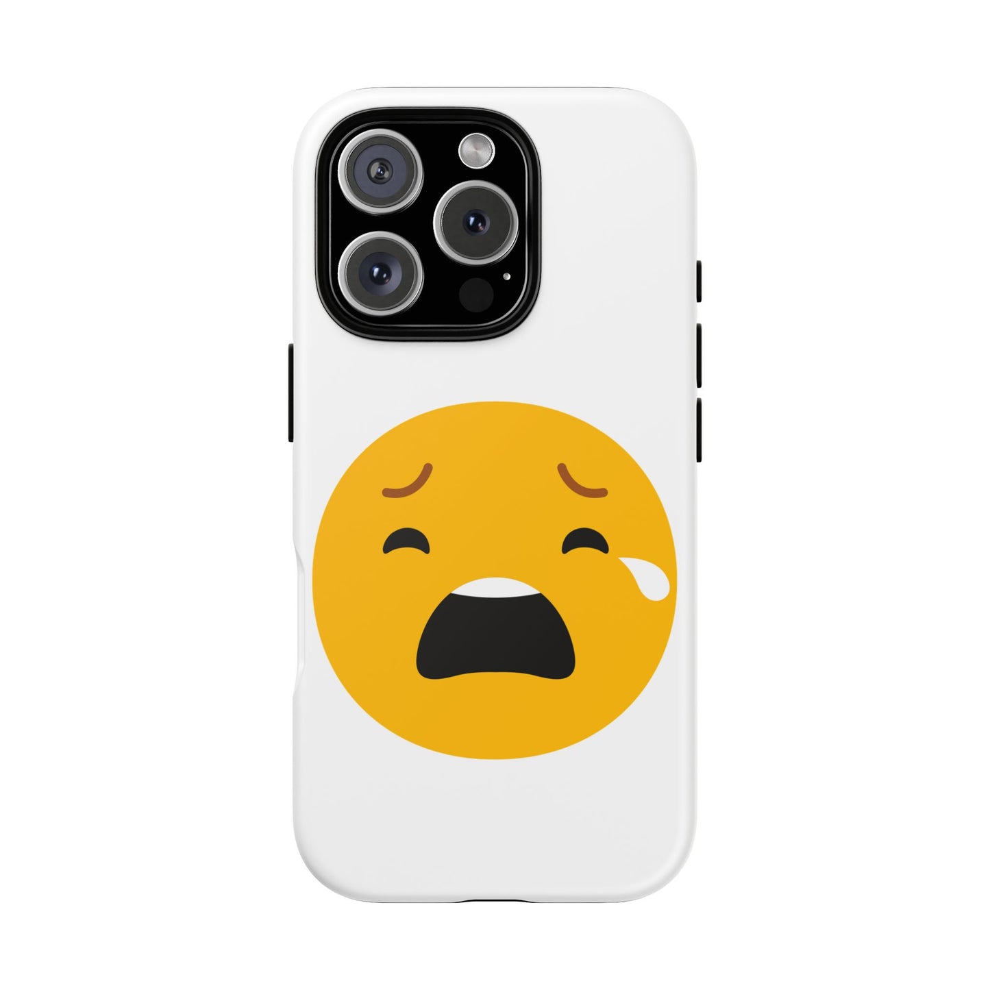 Emotional Tough Case – Sad Emoji Phone Case for Supportive Gifts