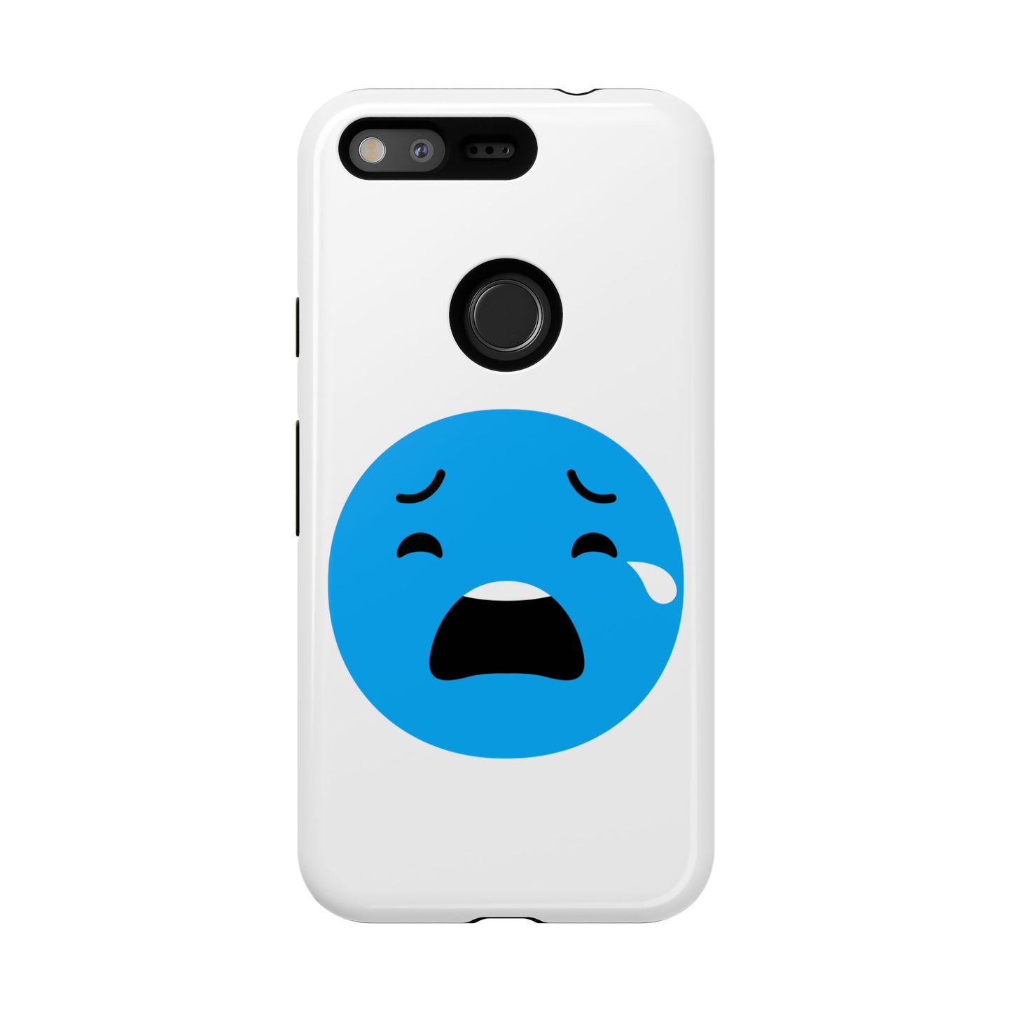 Funny Sad Face Phone Case - Tough and Stylish