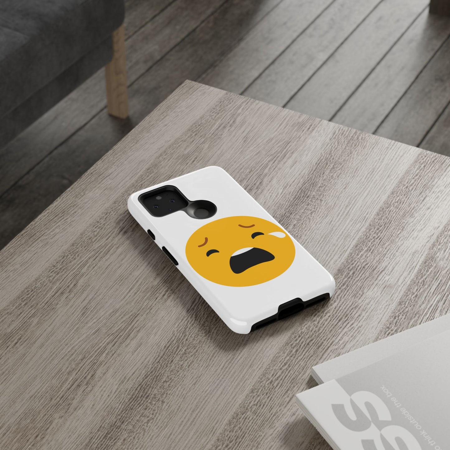 Emotional Tough Case – Sad Emoji Phone Case for Supportive Gifts