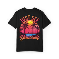 Tropical Vibes T-Shirt, Summer Casual Tee, Unisex Streetwear, Vacation Shirt, Beach Life Apparel, Gift for Travelers